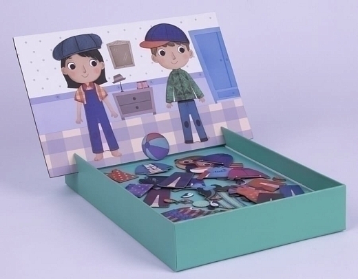 Магнитная игра развивающая «Гардероб» от бренда Apli Kids