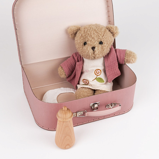 Мишка "Морризет и чемоданчик" от бренда Egmont Toys