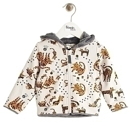 Куртка с капюшоном с тиграми от бренда Bonnie mob