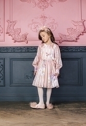 Ободок с белыми и розовыми цветами от бренда Eirene
