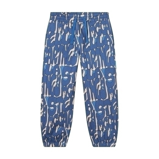 Джоггеры Blue Multicolour Stella Print от бренда Stella McCartney kids