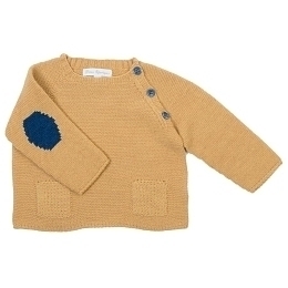 Джемпер горчичного цвета с карманами от бренда Fina Ejerique