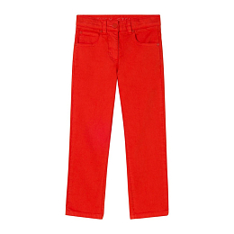 Джинсы красного цвета от бренда Stella McCartney kids