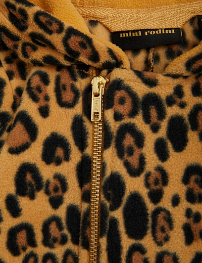 Комбинезон LEOPARD FLEECE BEIGE от бренда Mini Rodini