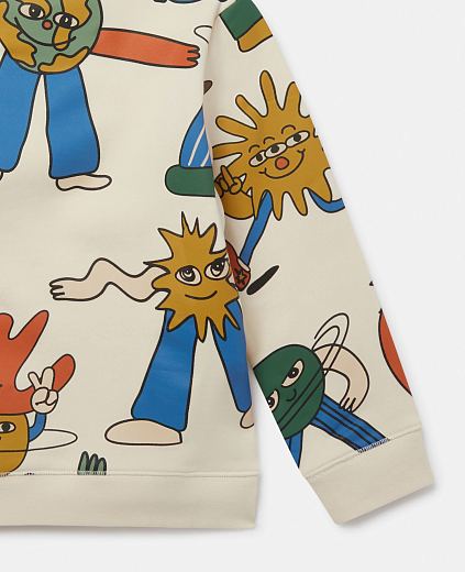 Свитшот Cosmic Cowboy Print от бренда Stella McCartney kids