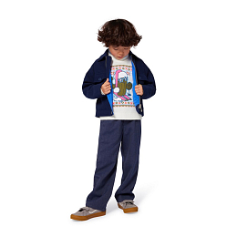 Брюки с зеленым шнурком от бренда Billieblush