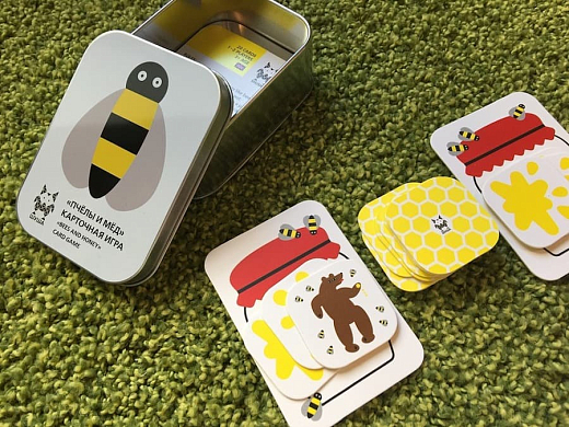 Карточная игра "Пчёлы и мёд"  от бренда Shusha