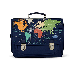 Портфель Medium World Map от бренда Caramel et Cie