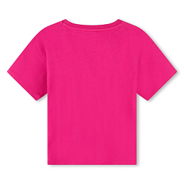 Футболка "Голубь мира и звери джунглей" от бренда Kenzo Фуксия