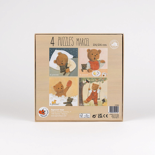Пазл "Мишка Марсель" от бренда Egmont Toys