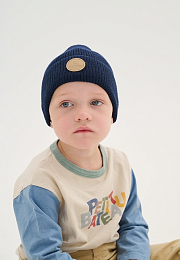 Шапка Knot merino night blue от бренда Peppihat