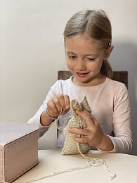 Набор для вязания "Зайчик" от бренда Egmont Toys