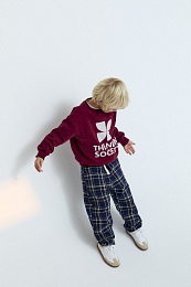 Свитшот TNS Logo Plum Fantasy от бренда The New Society