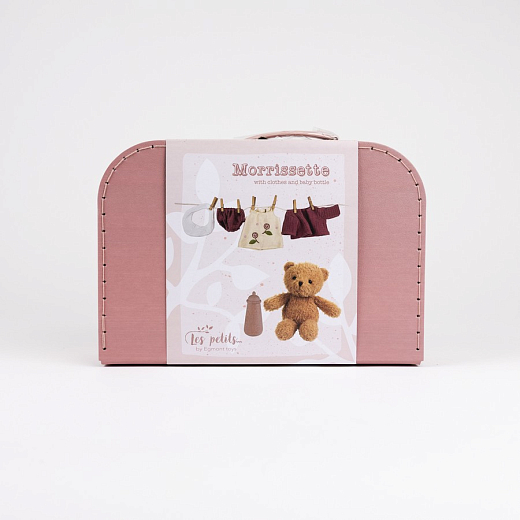 Мишка "Морризет и чемоданчик" от бренда Egmont Toys