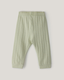 Комплект лонгслив и брюки из фактурной ткани Green от бренда Anna Leon