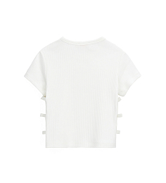 Футболка White Bows от бренда Original Marines Молочный