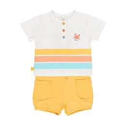 Футболка с крабом и шорты от бренда Boboli