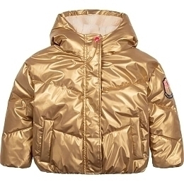 Куртка золотого цвета от бренда Billieblush