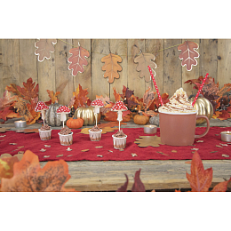 Шпажки Мухоморы 10 шт от бренда Tim & Puce Factory