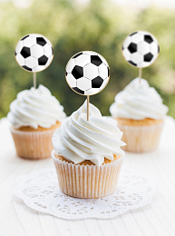 Шпажки Футбол с золотом 10 шт от бренда Tim & Puce Factory