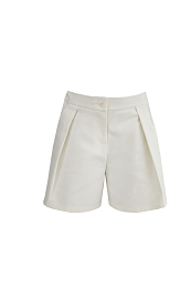 Шорты молочного цвета от бренда NOT A TOY