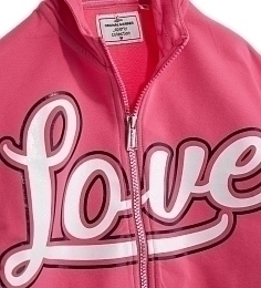 Толстовка Love Pink от бренда Original Marines