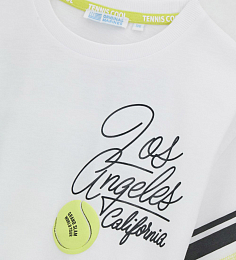 Футболка с теннисным мячом от бренда Original Marines Белый