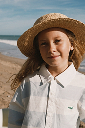 Поло Sky stripes от бренда Tinycottons