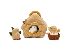 Развивающая игрушка Птички в домике 26 см от бренда Jollein