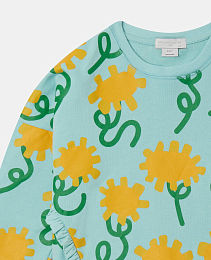 Свитшот Sunflower от бренда Stella McCartney kids