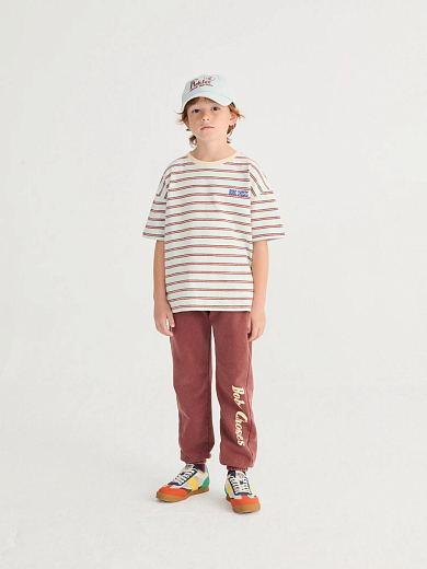 Футболка Stripes от бренда Bobo Choses Голубой