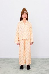 Пижама FLOWER GRID от бренда Tinycottons