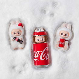 Брелок Labubu Coca Cola от бренда POP MART