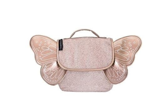 Портфель Papillon mini с крылышками медный от бренда Caramel et Cie
