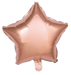 Воздушный шар Звезда розовое золото от бренда Tim & Puce Factory