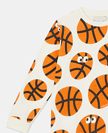 Свитшот Basketball Print от бренда Stella McCartney kids