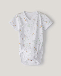 Набор боди кимоно 3 шт в розовом цвете и с принтом от бренда Anna Leon