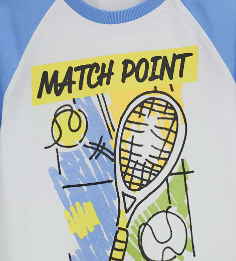 Футболка Match Point от бренда Original Marines Белый