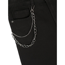 Шорты джинсовые черные от бренда JOHN RICHMOND