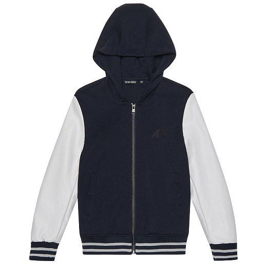 Бомбер с контрастными рукавами от бренда Antony Morato