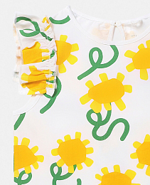 Майка Sunflowers от бренда Stella McCartney kids