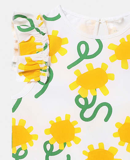 Майка Sunflowers от бренда Stella McCartney kids