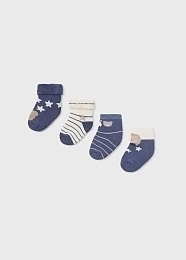 Носки махровые синие 4 пары от бренда Mayoral