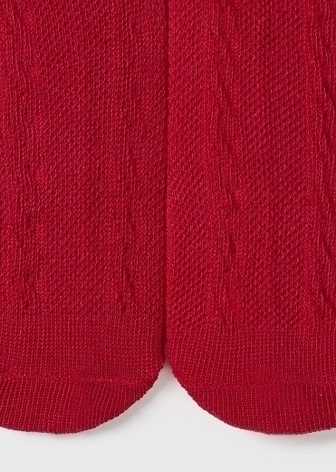 Колготки с плетением бордовые от бренда Mayoral