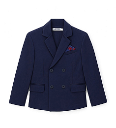 Пиджак с платком в клетку от бренда Original Marines