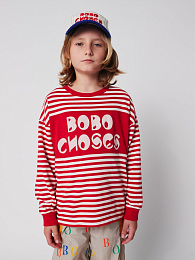 Лонгслив Red stripes от бренда Bobo Choses