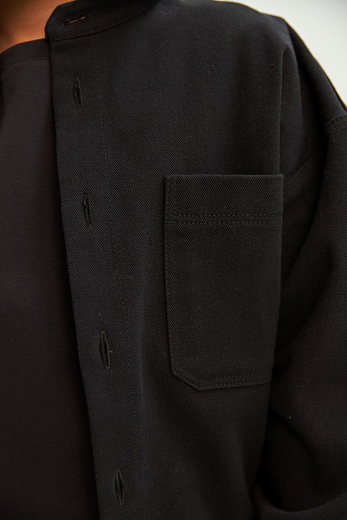 Рубашка DENIM Black от бренда Liqlo