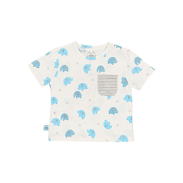 Футболка и шорты в полоску Elephant от бренда Boboli