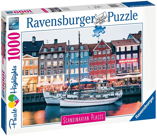 Пазл «Копенгаген», 1000 эл. от бренда Ravensburger