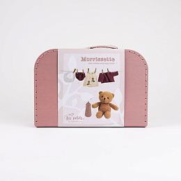 Мишка "Морризет и чемоданчик" от бренда Egmont Toys